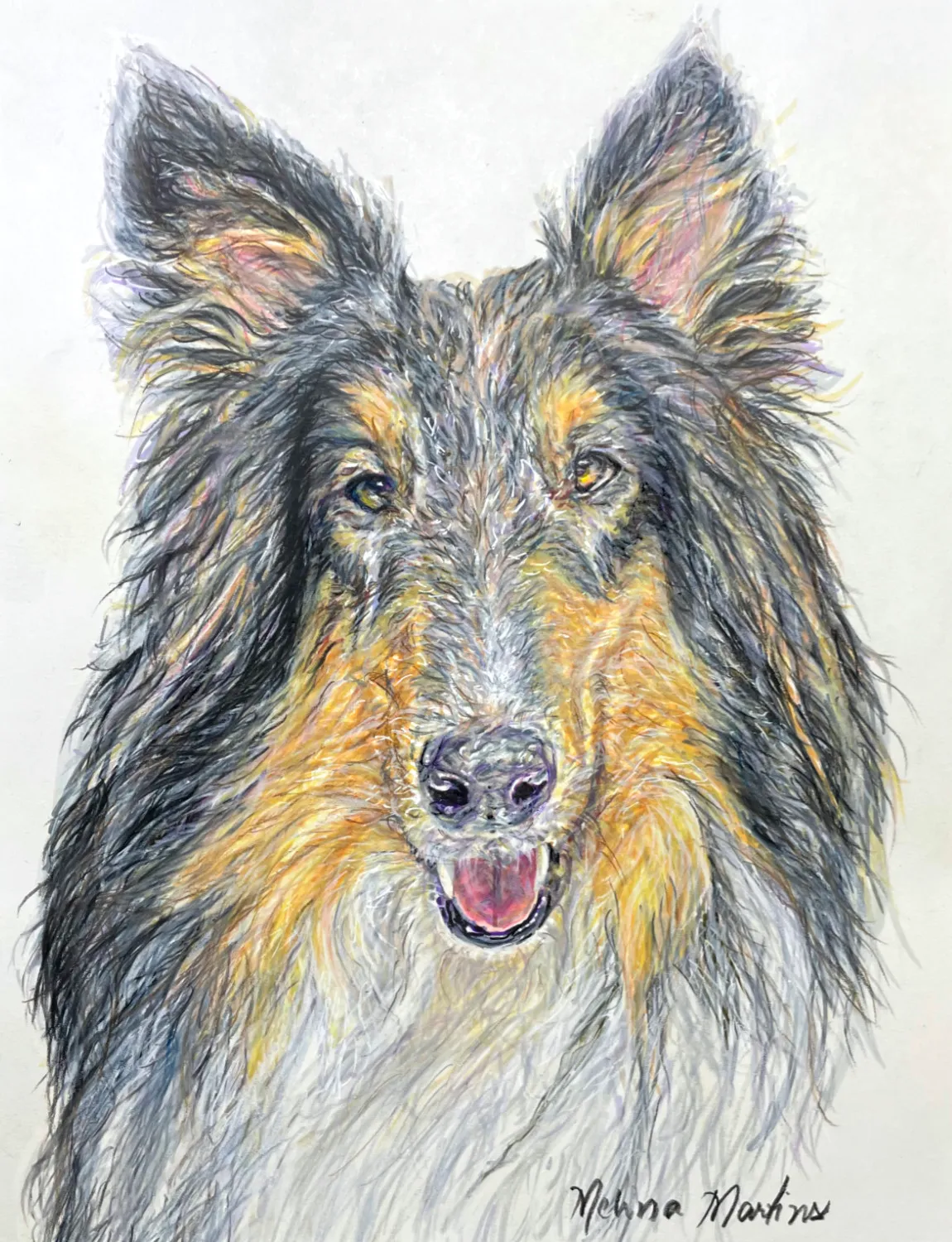 Pet portrait commission